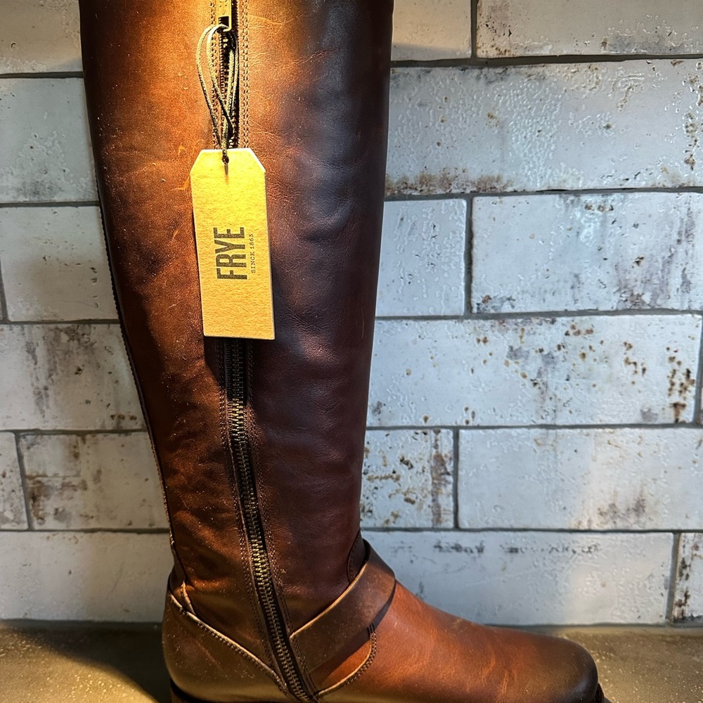 New with tags “Veronica strap tall” Frye boots. - Picture 3 of 8